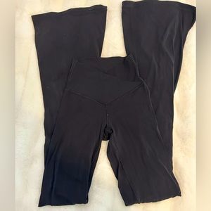 AERIE Crossover High-Waisted Flare Leggings